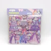 【 Official Authorization 】 Shiny and Colorful Dress-up Show Double-layer theme stickers PVC Children's Cartoon 3d stickers details Picture
